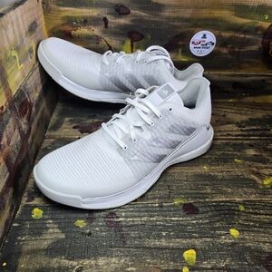 Adidas Crazyflight Volleyball‎ Shoes White Silver Women Sz 6,9.5,7.5,9,10,11,8.5